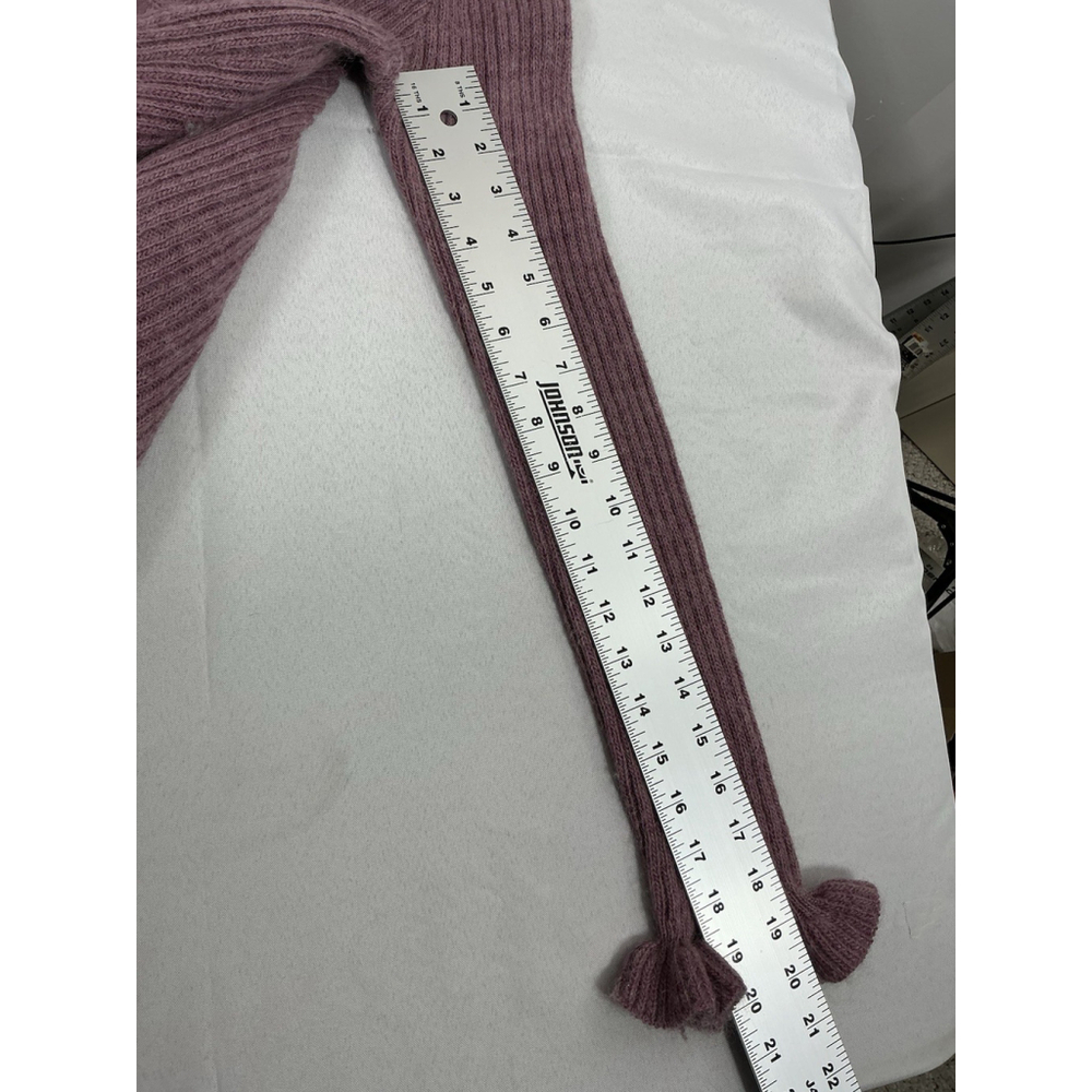 Womans Elisadetta Collection Long Sleeve Cardigan Sweater Medium Lavender - Picture 8 of 9